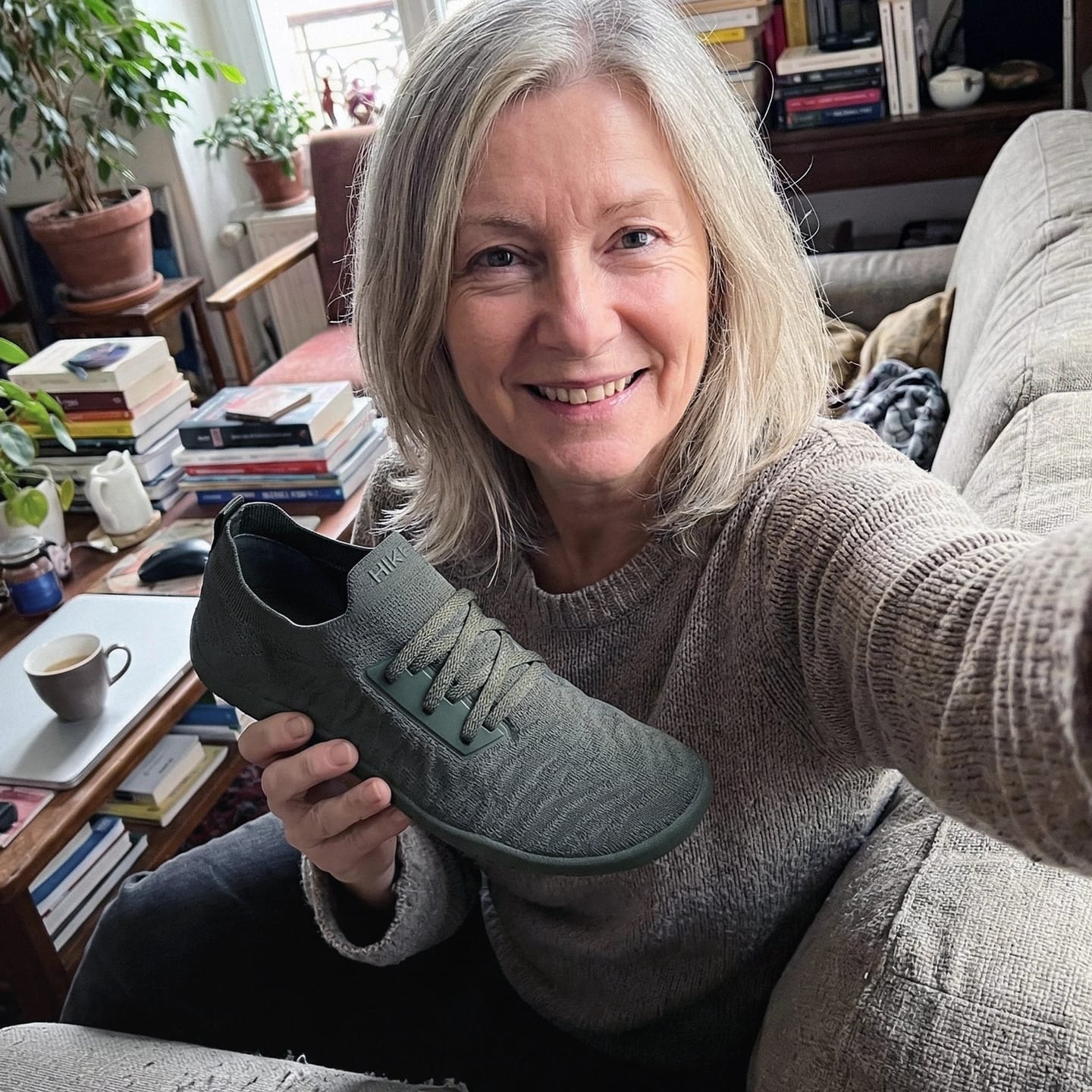 Customer photo review of Comforto Max – Ultra-Stretching & Soft Barefoot Shoes