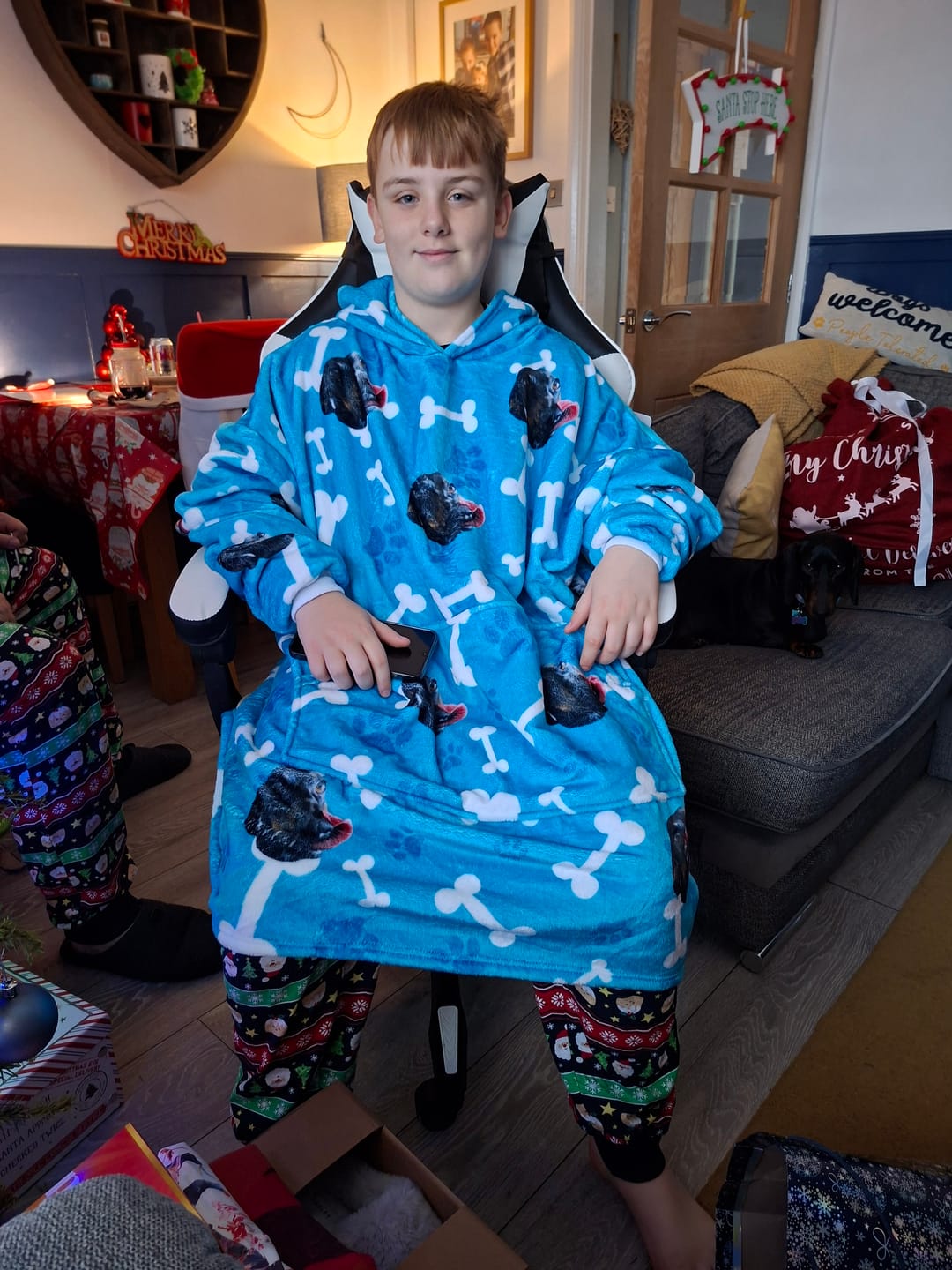 Customer photo review of Custom Dog Hoodie