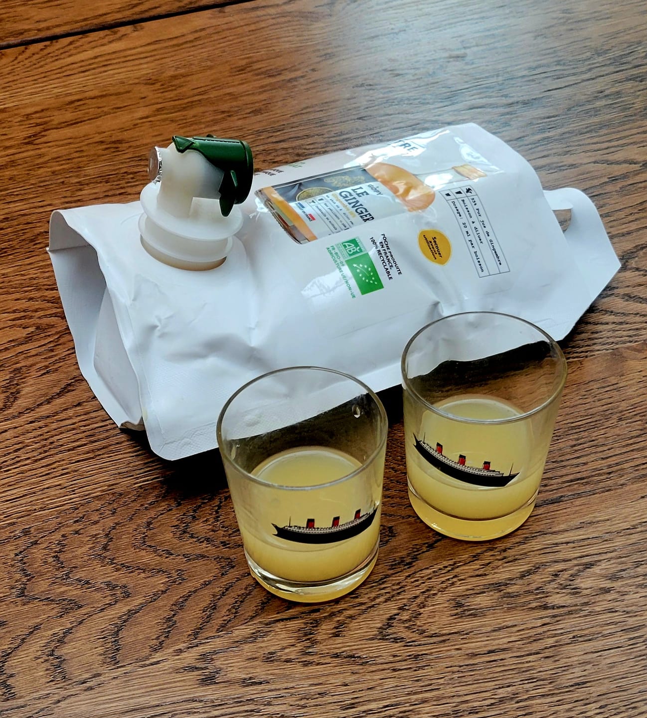 Customer photo review of Le Ginger Classique Pouch 1 litre