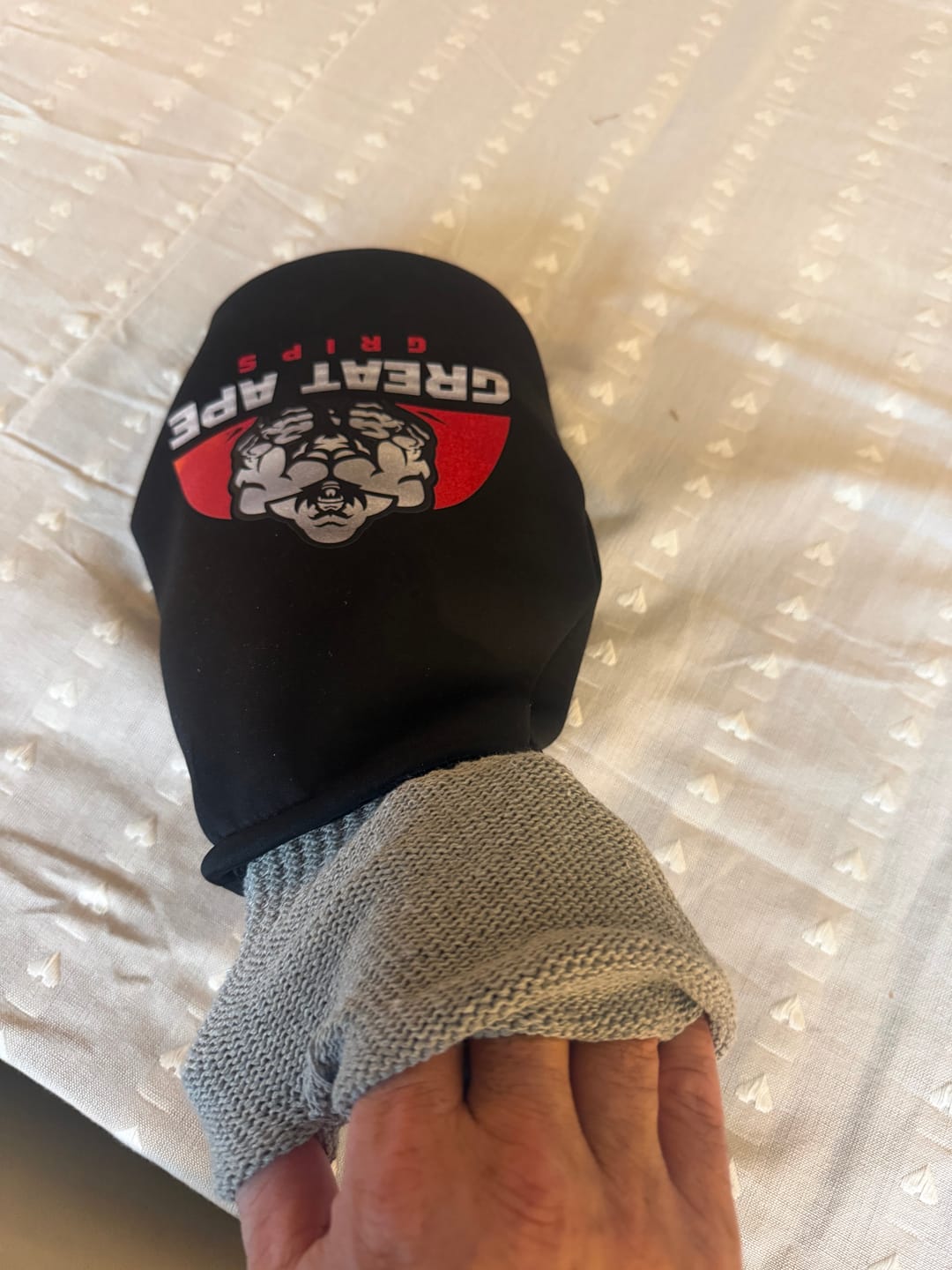 Customer photo review of GREAT APE GRIPS - BLACK