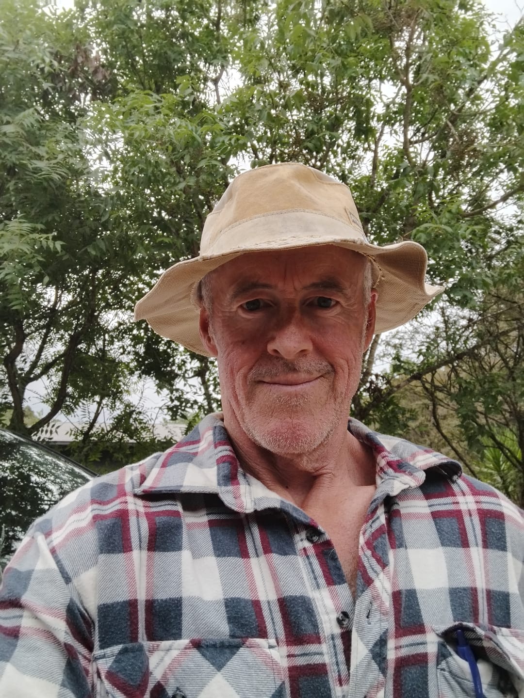 Customer photo review of Bucket Hat, Sand