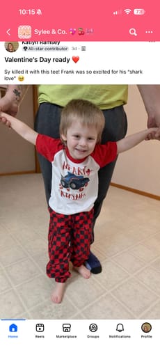 Customer photo review of Hearts and Havoc Cargo Pants