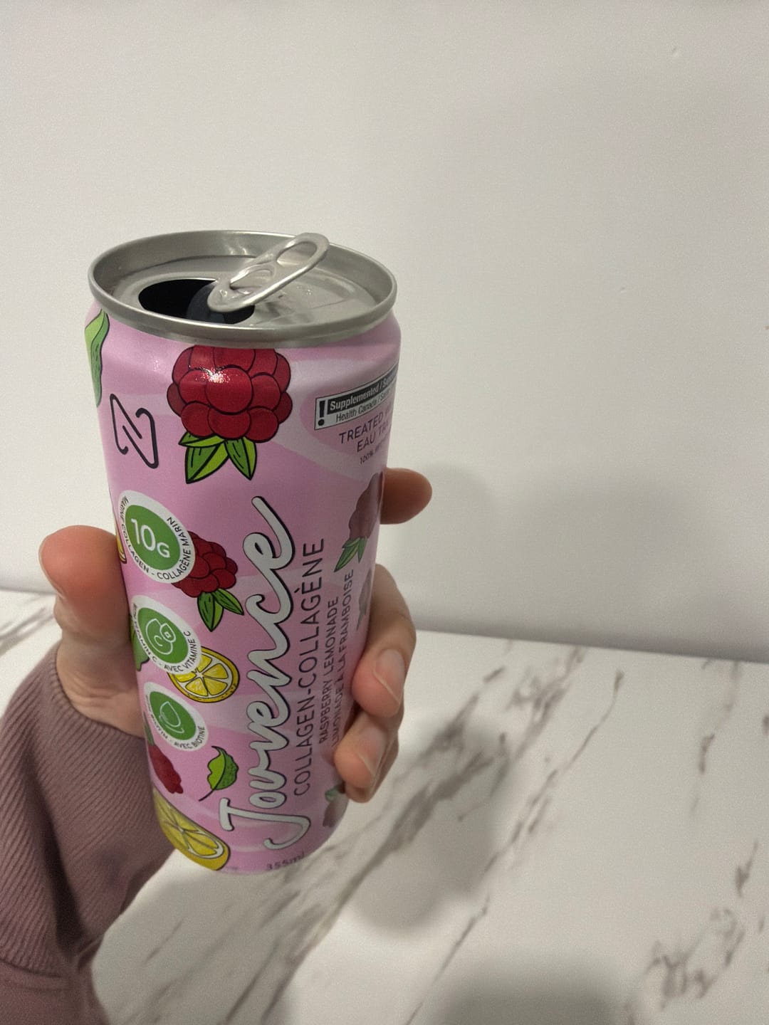 Customer photo review of Nova Pharma - Jouvence boisson de collagène - 355ml