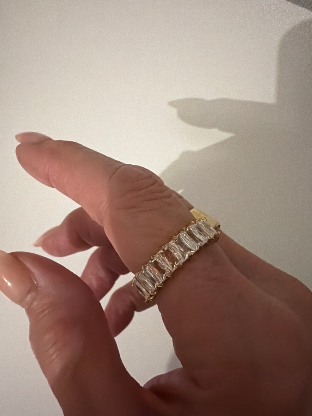 Customer photo review of Chiara Eternity Ring (Bundle)