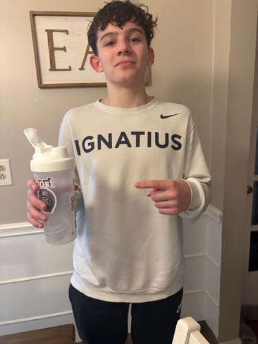 Customer photo review of 9 Loaded Protein Samples + Shaker Bottle