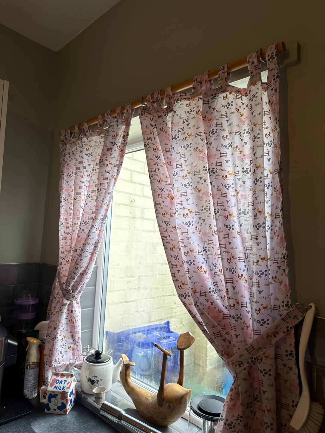Customer photo review of Farm Animals Polycotton Fabric