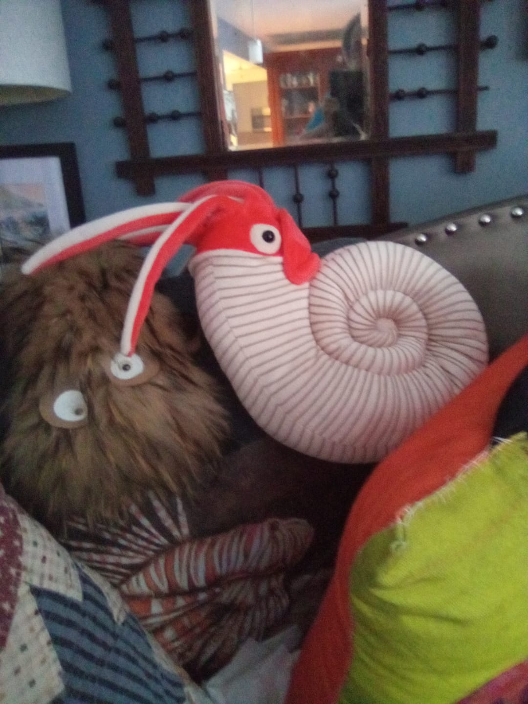 Customer photo review of Ammonite Soft Stuffed Plush Toy