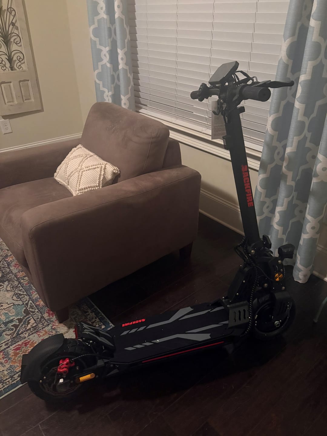 Customer photo review of Backfire M8 Electric Scooter with GPS and Samsung Battery