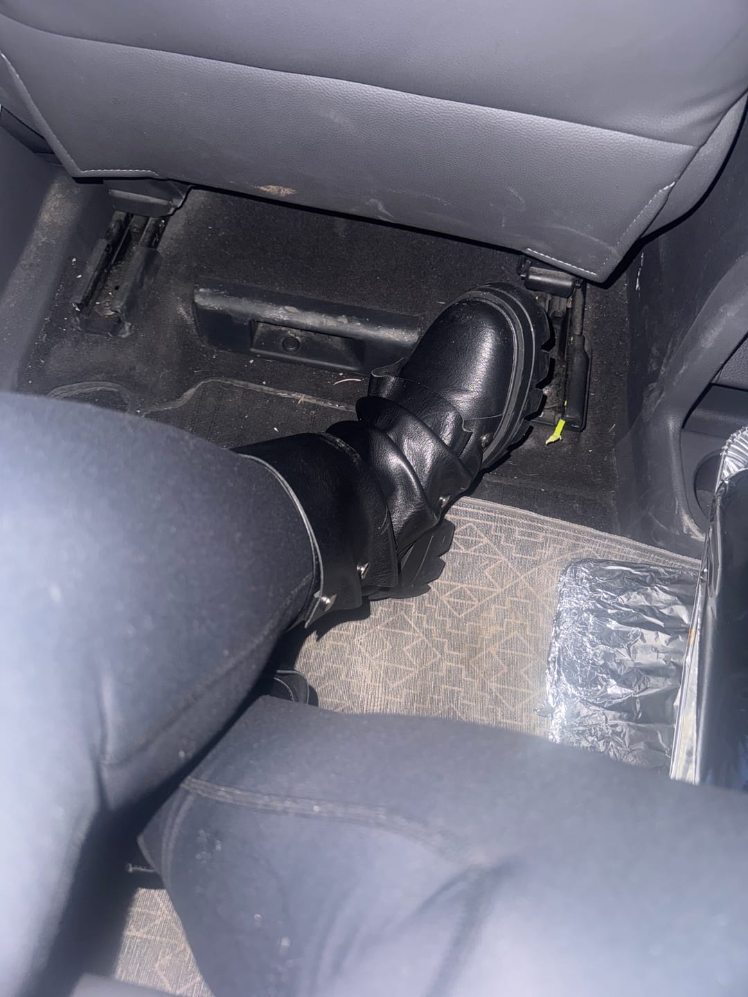 Customer photo review of BHARTI-BLACK ADJUSTABLE COMBAT BOOT