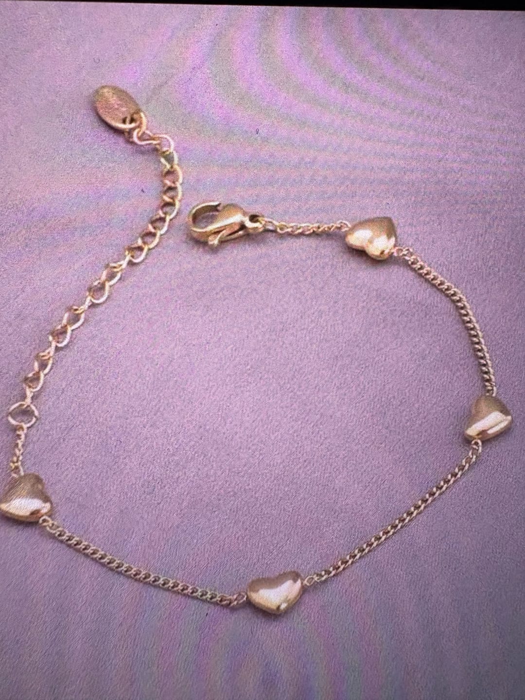 Customer photo review of Lunar Heart Bracelet