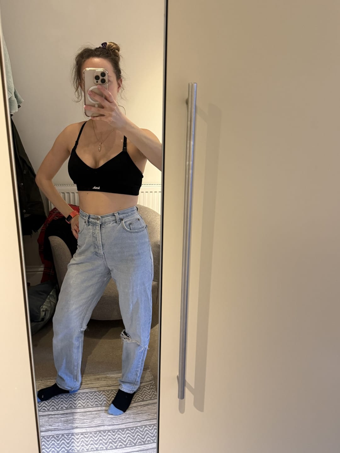 Customer photo review of ANYWEAR LEAKPROOF NURSING BRA