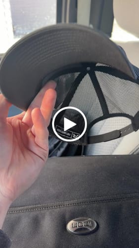 Customer video review of Premium Custom Leather Patch Hats (Wholesale)
