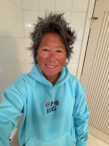 Customer photo review of Coastal Bloom Hoodie