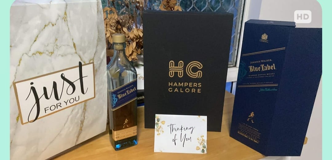 Customer photo review of Johnnie Walker Blue Label 700ml