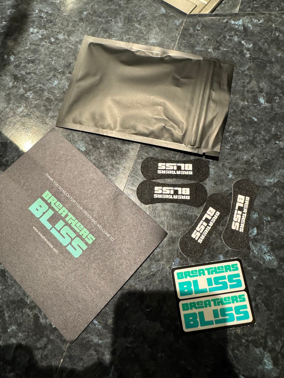 Customer photo review of Bandes Nasales Sport & Sommeil Noires - Pure