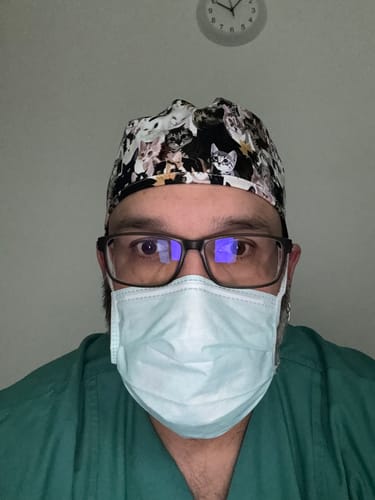 Customer photo review of OP Haube Aquarell Katzen - Slim