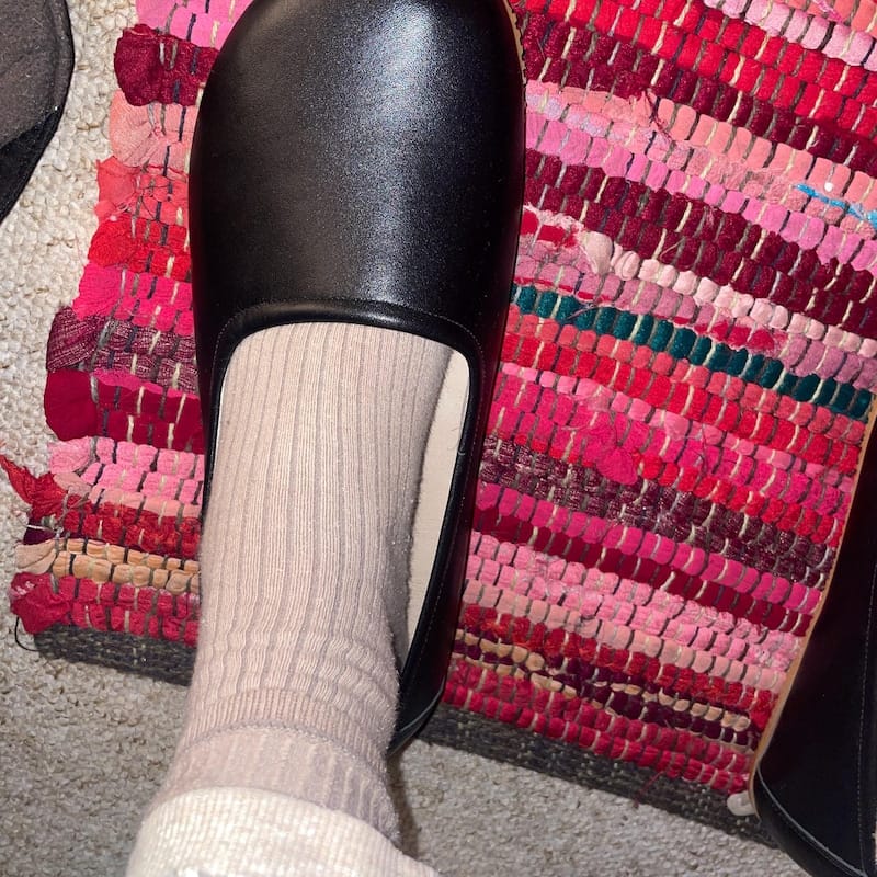 Customer photo review of Zero Drop Barefoot Sneakers – Handcrafted Leather Shoes With Wide Toe Box & Flexible Sole