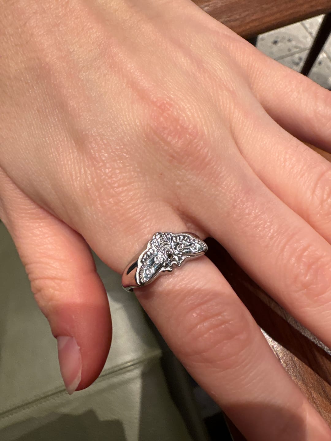 Customer photo review of MOTH RING