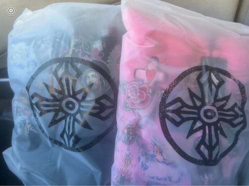 Customer photo review of Righteous Risen King Zip Up Hoodie Pink