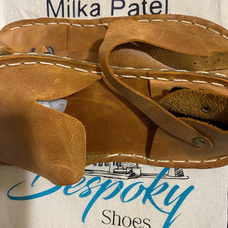 Customer photo review of Zero Drop Barefoot Sneakers – Handcrafted Leather Shoes With Wide Toe Box & Flexible Sole
