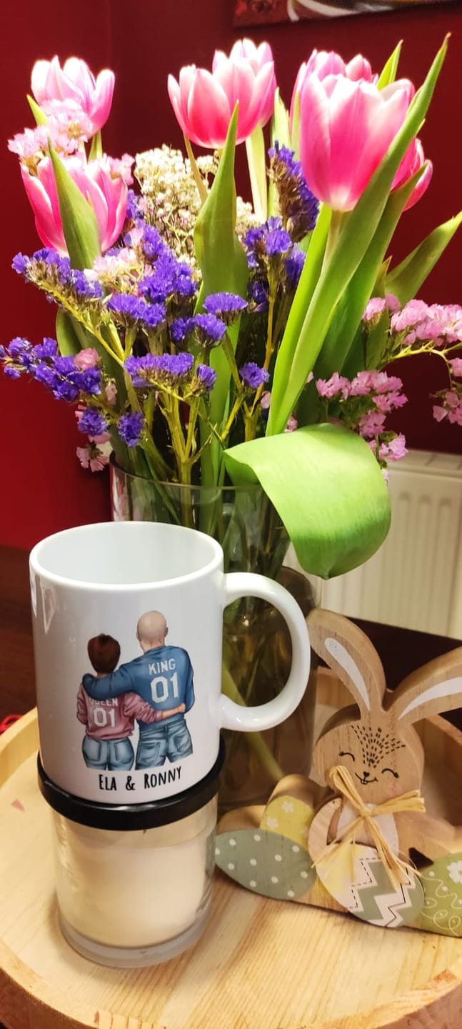Customer photo review of Jeden Tag - Paar-Tasse