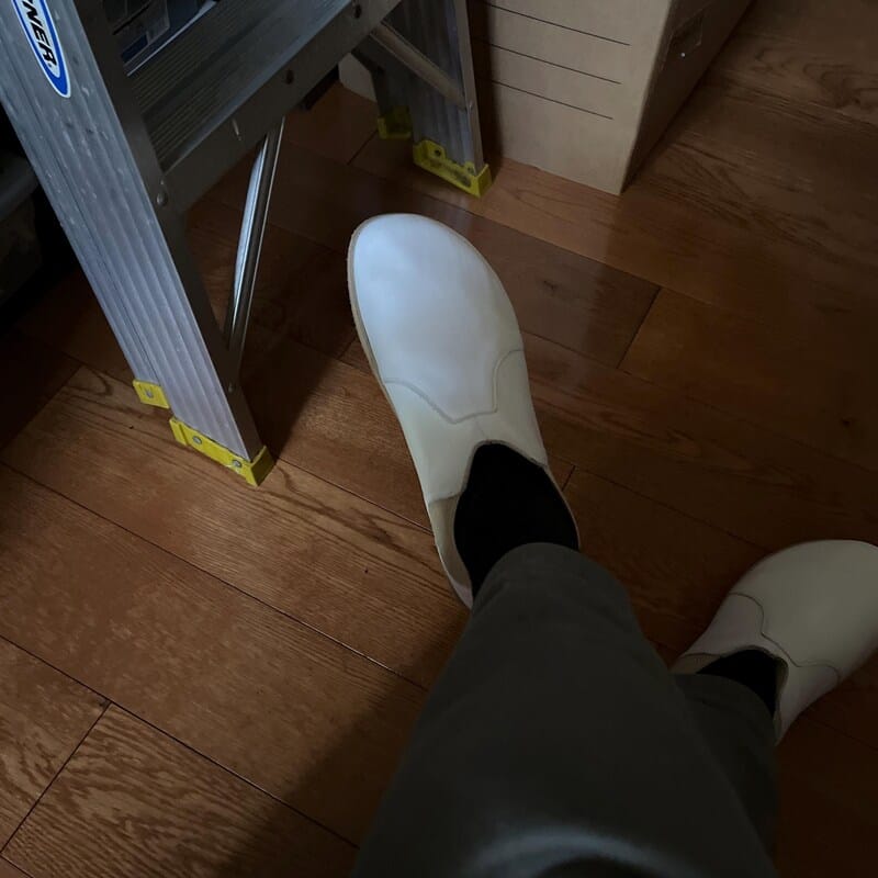 Customer photo review of Zero Drop Barefoot Sneakers – Handcrafted Leather Shoes With Wide Toe Box & Flexible Sole
