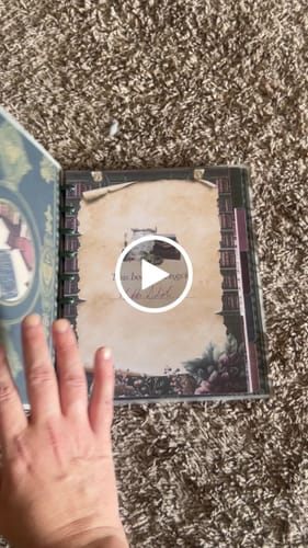 Customer video review of Dark Academia All Booked Up Reading Journal