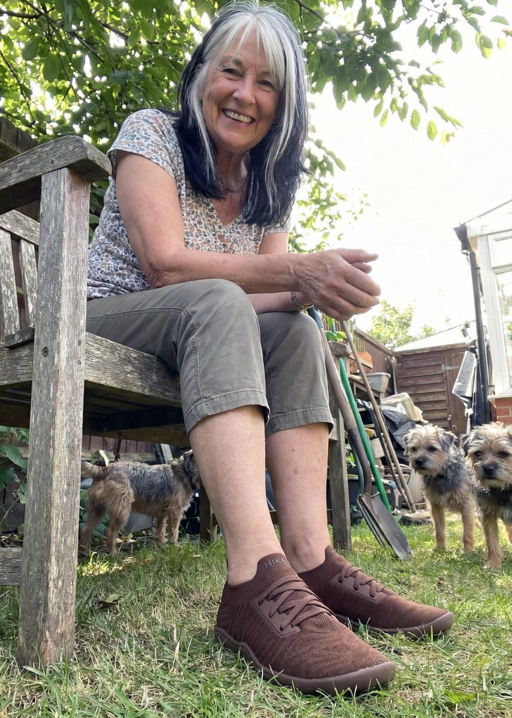 Customer photo review of Comforto Max – Ultra-Stretching & Soft Barefoot Shoes