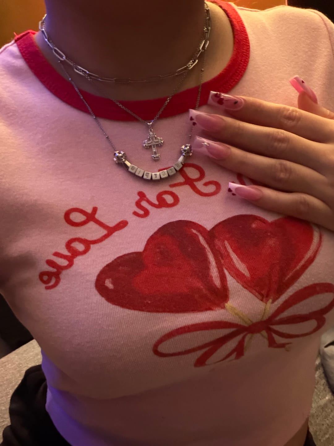 Customer photo review of CUSTOM FRIENDSHIP CHARMS