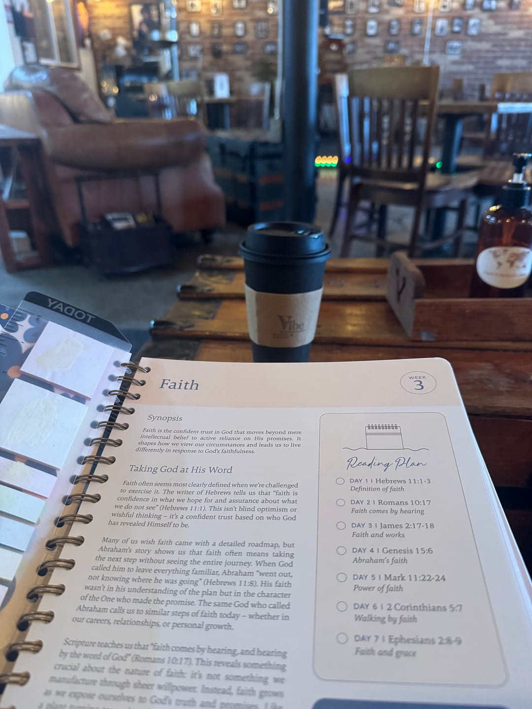 Customer photo review of The Bible In A Year: A 52-Week Journey Through God's Word