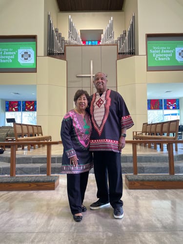 Customer photo review of Long Sleeve Dashiki Shirt- AKA