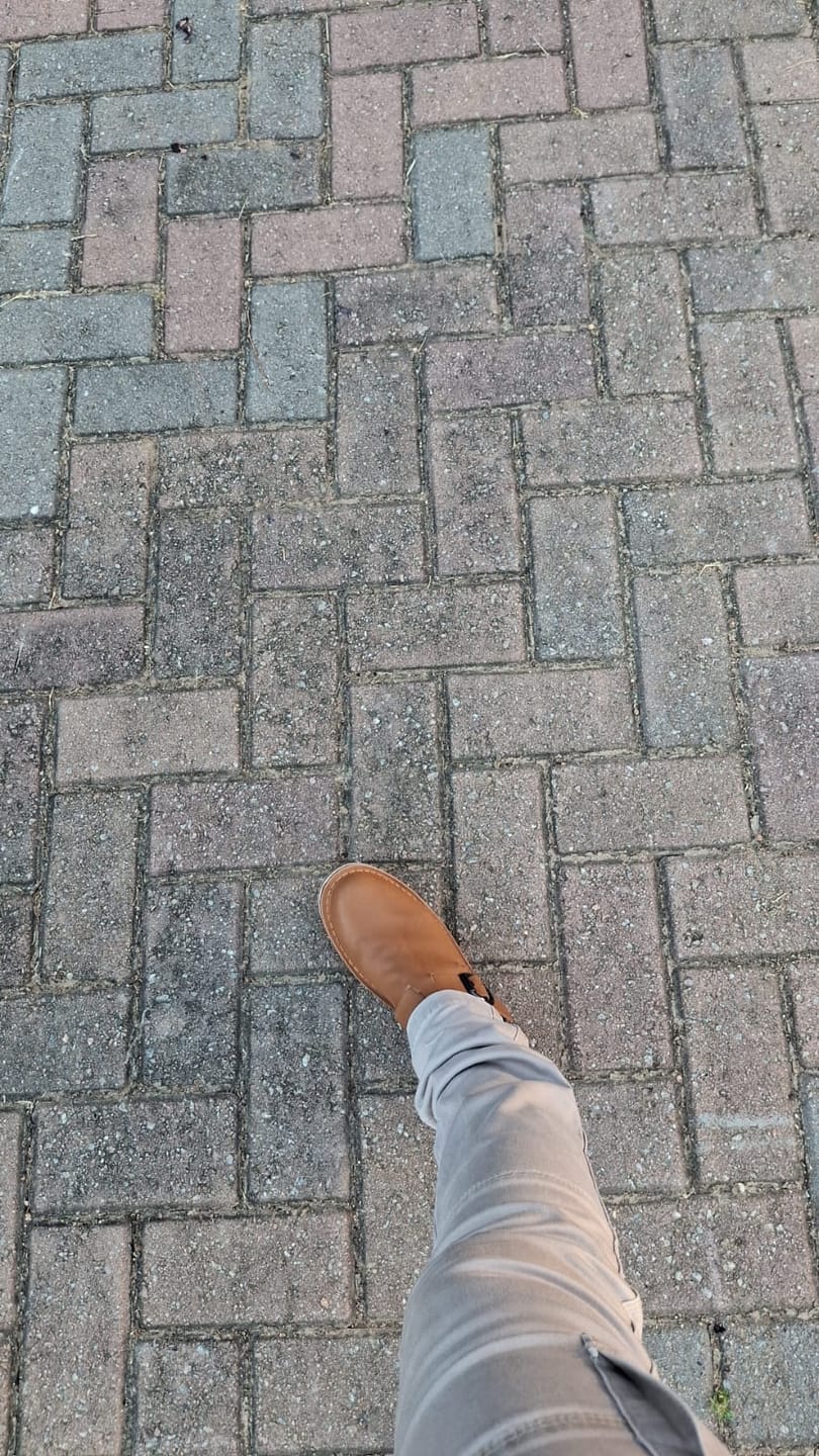 Customer photo review of Ladies Crossover Buckle Bootie