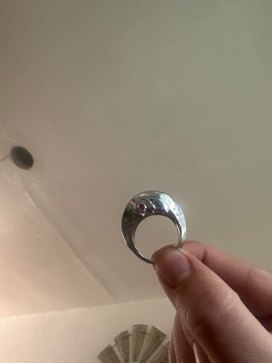 Customer photo review of XL LUNA RING