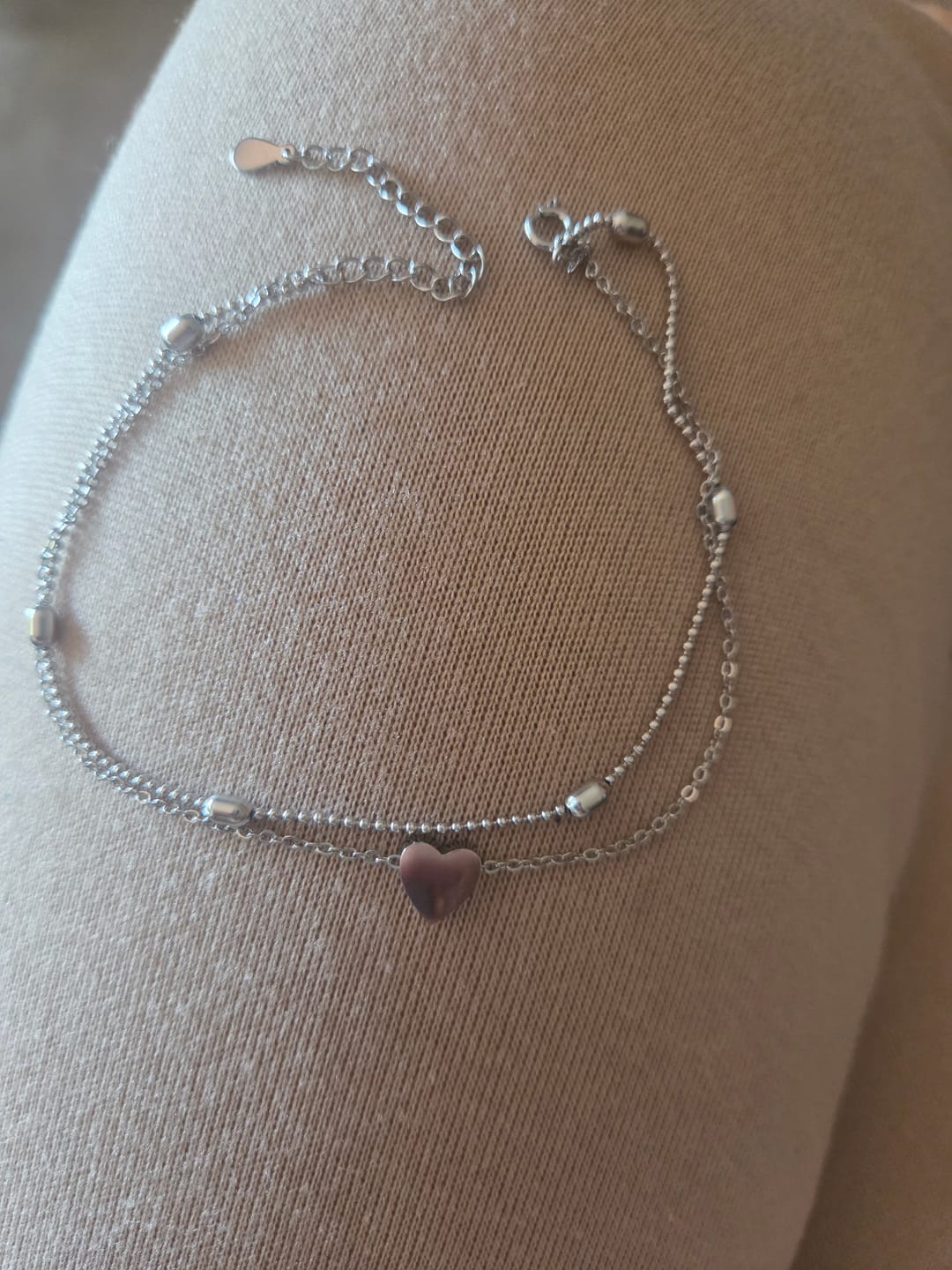 Customer photo review of Tobillera Love