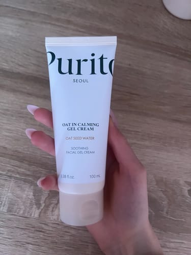 Customer photo review of Nomierinošs gelveida krēms ar pantenolu Purito Oat-In Calming Gel Cream