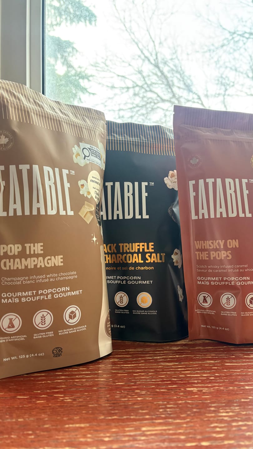 Customer photo review of Pop the Champagne (125g) - White Chocolate "Popping" Kettle Corn