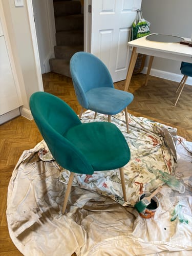 Customer photo review of Fabric Paint -- Green