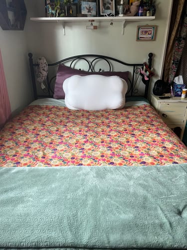 Customer photo review of Cloud Cooling Pillow Case