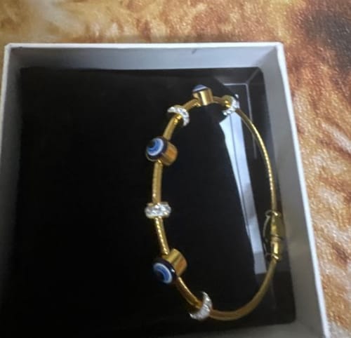 Customer photo review of Evil eye classy stylish kada