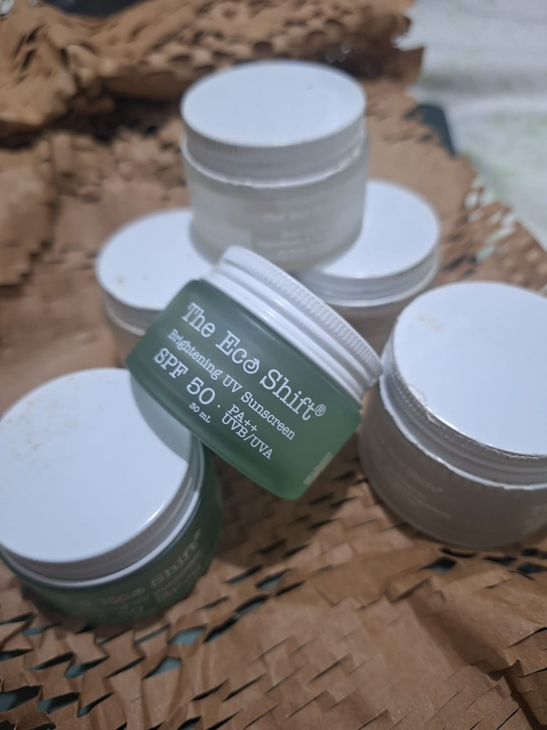 Customer photo review of UV Brightening Sunscreen SPF30