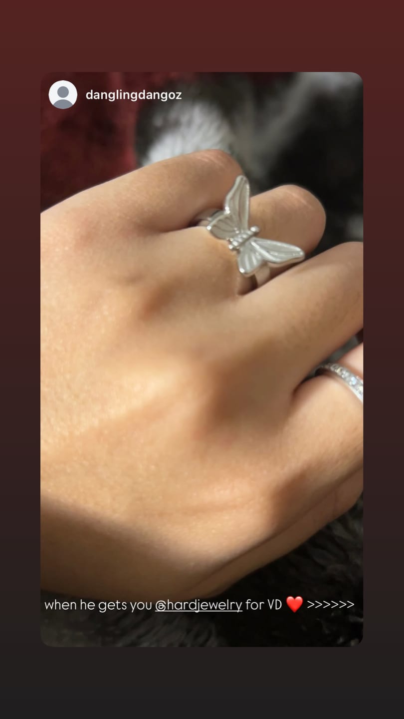 Customer photo review of BUTTERFLY RING