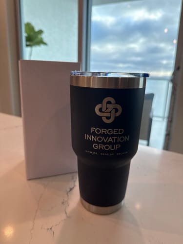 Customer photo review of (6 Pieces) Laser Engraved Tumbler | 30 oz
