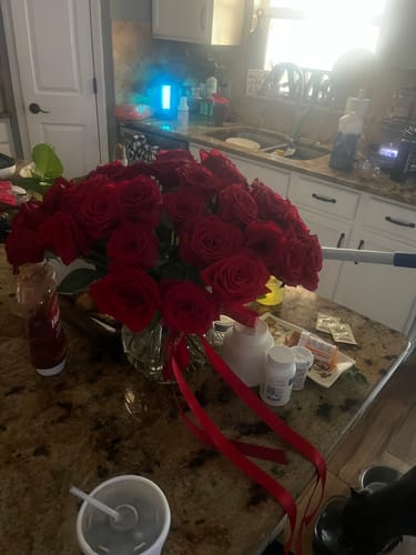 Customer photo review of Red Rose Bouquet - Valentines