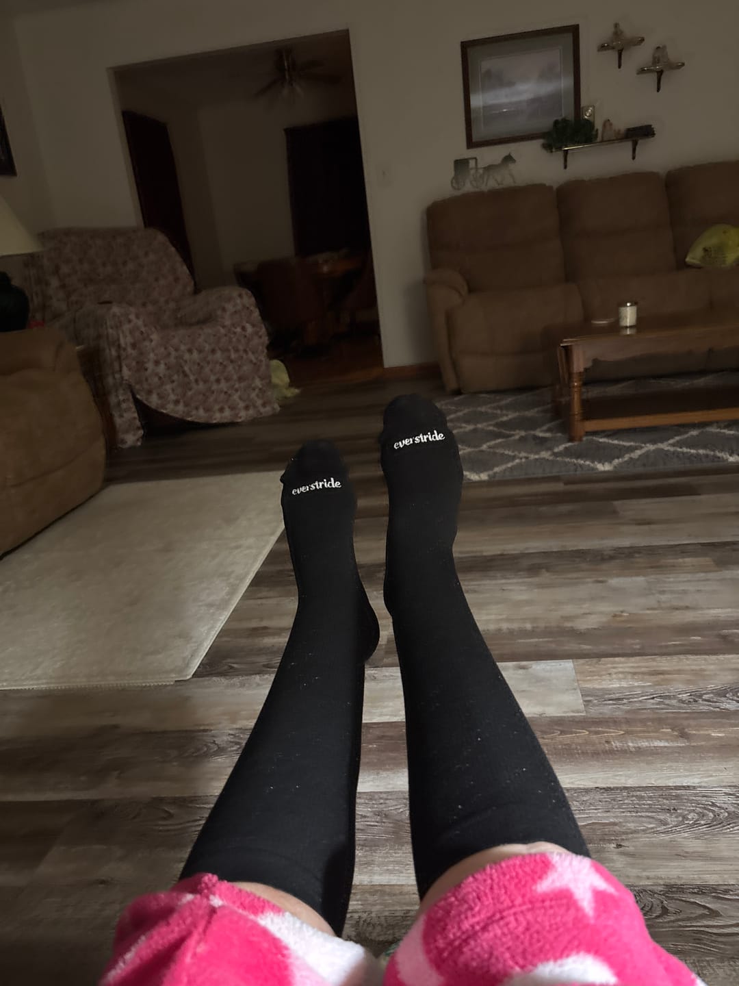 Customer photo review of Everstride™ Bamboo Compression Socks