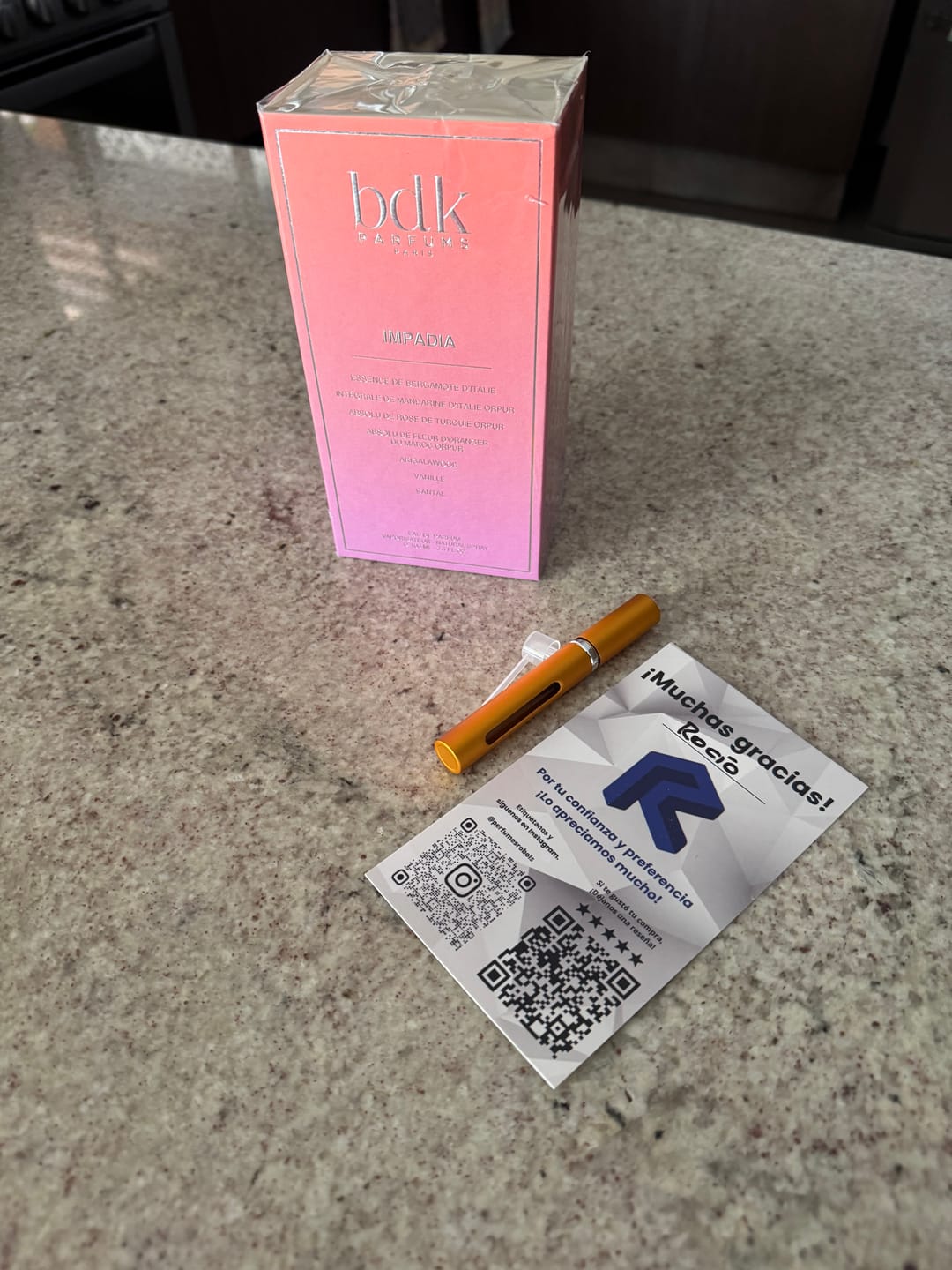 Customer photo review of BDK Parfums Impadia Eau de Parfum 100 ml (Preventa)