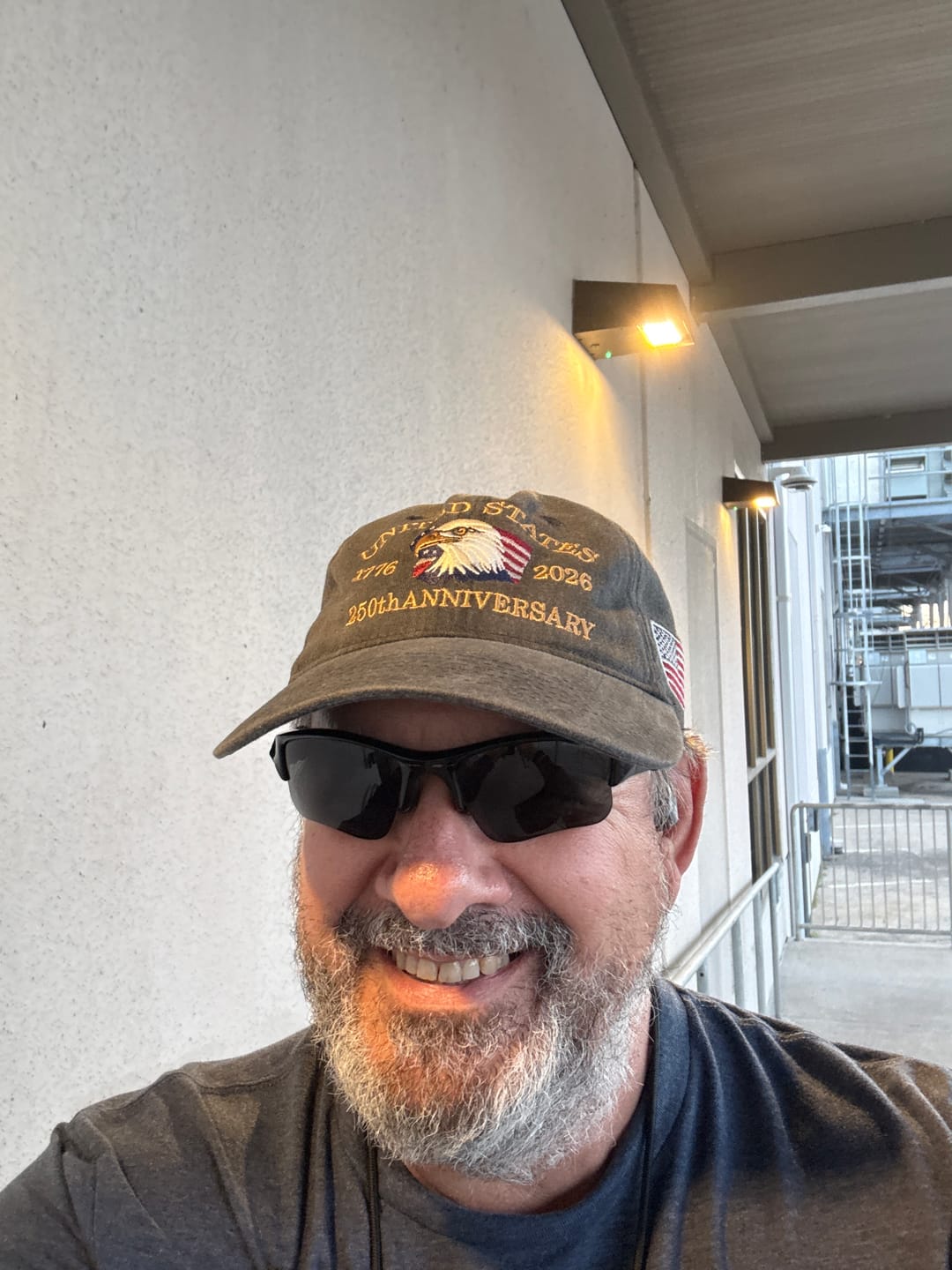 Customer photo review of Exclusive USA 250th Anniversary Eagle Cap (1776–2026) —  Embroidered