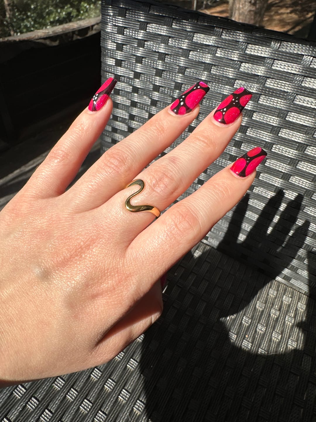 Customer photo review of Gold Wave Ring