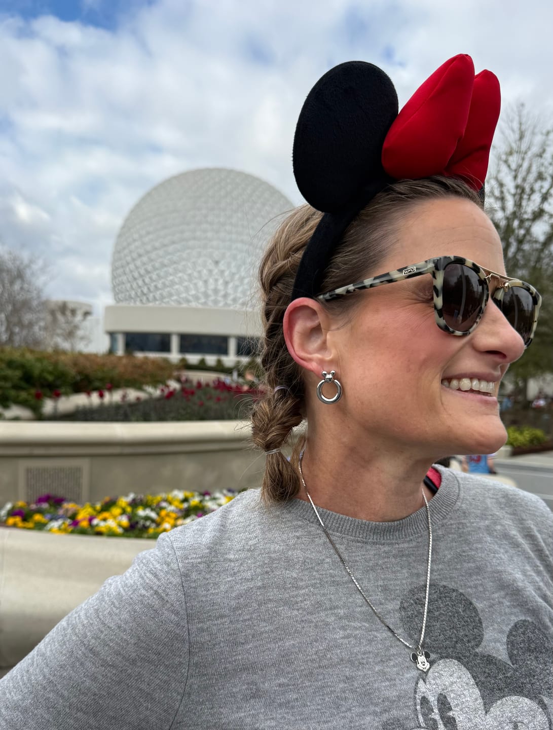 Customer photo review of Leader of the Club Earrings