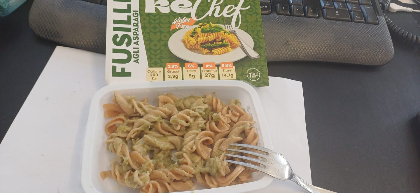 Customer photo review of Fusilli proteici agli asparagi Pronti