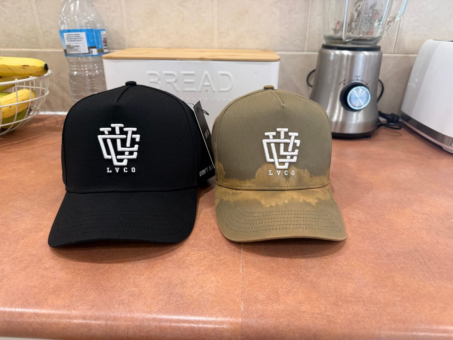 Customer photo review of LVCO "Jet Black" A-Frame Snapback